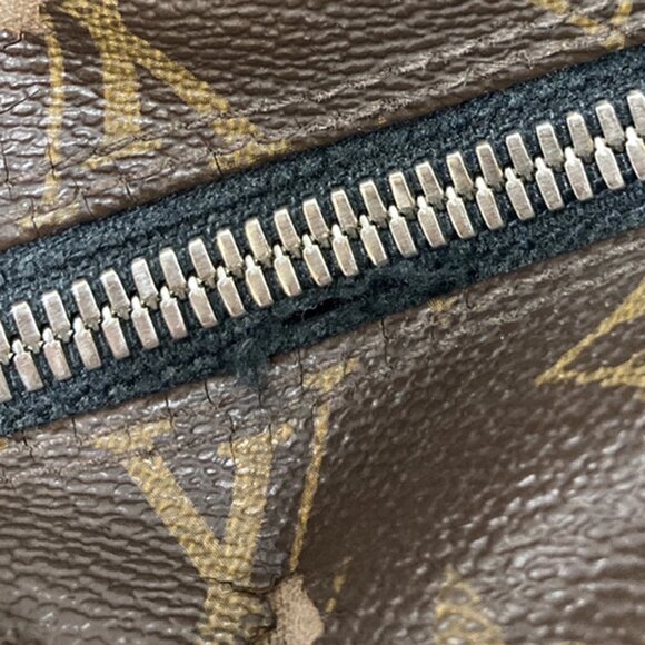 LOUIS VUITTON Kitan Hand Bag Monogram Macassar Leather Brown BK M40388 69KB449 - Picture 16 of 16